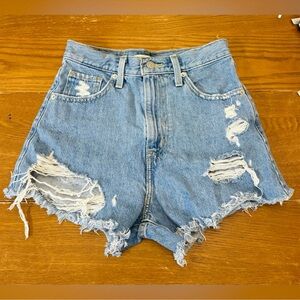 Levi’s Distressed Denim Women Shorts